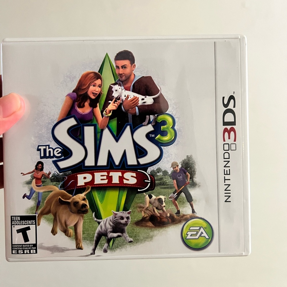 No Game Case Only The Sims 3 Pets for Nintendo 3DS